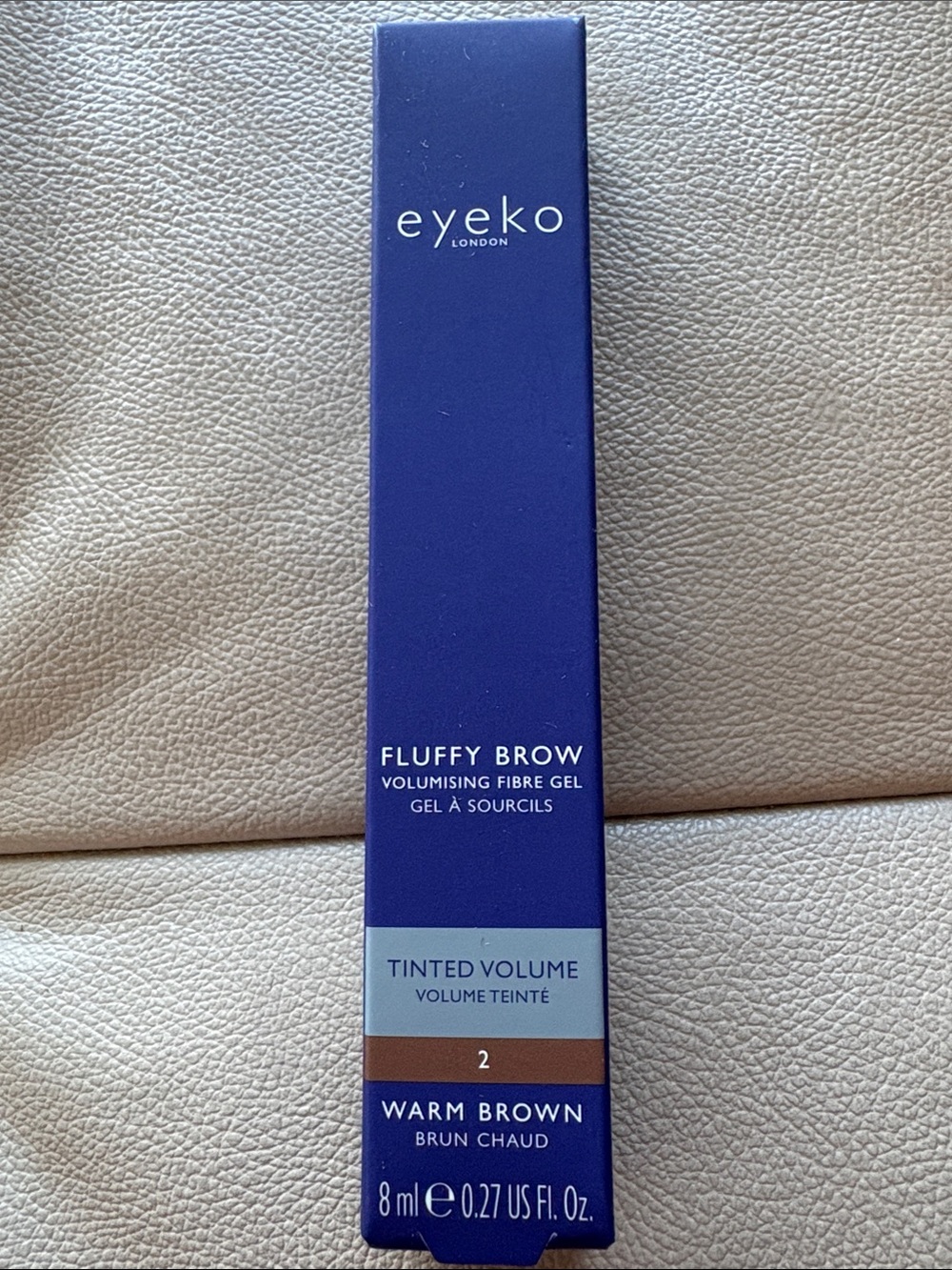 Eyeko Fluffy Brow Volumising Fibre Gel — Navy & Warm Brown